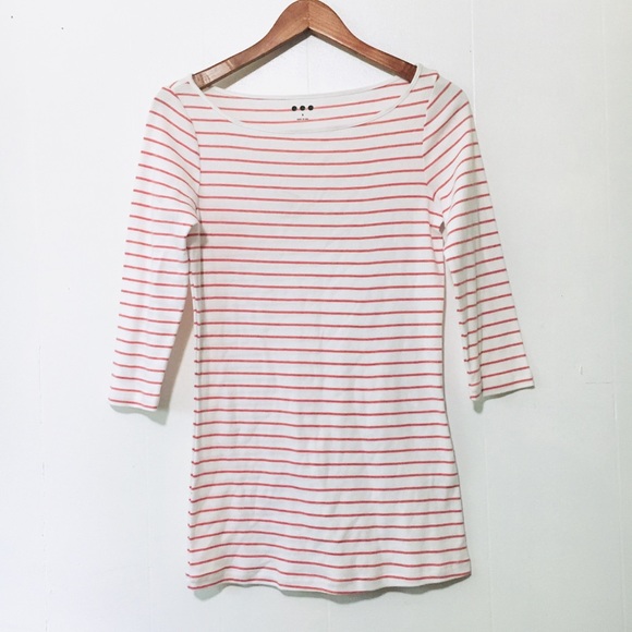 Anthropologie Tops - • boat-neck anthro three dots striped tee •
